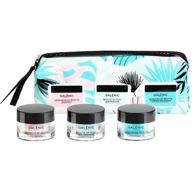 Galenic Set Diffuseur De Bauté Booster Λάμψης 15ml & Masques De Beaute Quenching Hydrating Mask 15ml & Beauté De Nuit 15ml Galenic Set Diffuseur De Bauté Booster Λάμψης 15ml & Masques De Beaute Quenching Hydrating Mask 15ml & Beauté De Nuit 15ml