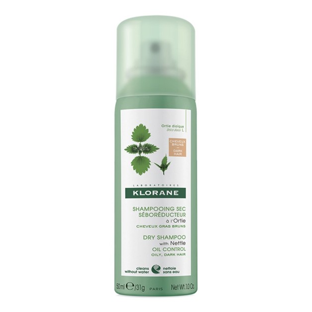Klorane Shampooing Sec a l\'Ortie Oily, Dark Hair Ξηρό Shampoo με Γαλάκτωμα Τσουκνίδας & Φυσικό Χρώμα, για Λιπαρά Μαλλιά 50ml Klorane Shampooing Sec a l\'Ortie Oily, Dark Hair Ξηρό Shampoo με Γαλάκτωμα Τσουκνίδας & Φυσικό Χρώμα, για Λιπαρά Μαλλιά 50ml