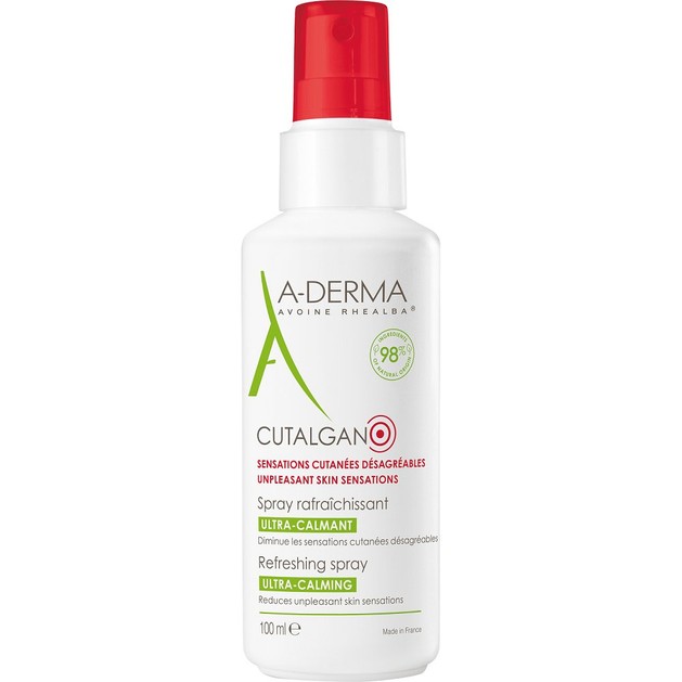 A-Derma Cutalgan Refreshing Spray Αναζωογονητικό Spray με Καταπραϋντικές Ιδιότητες για την Ευαίσθητη Εύθραυστη Επιδερμίδα 100ml A-Derma Cutalgan Refreshing Spray Αναζωογονητικό Spray με Καταπραϋντικές Ιδιότητες για την Ευαίσθητη Εύθραυστη Επιδερμίδα 100ml