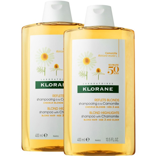 Klorane Πακέτο Προσφοράς Blond Highlights Shampoo with Chamomile Σαμπουάν με Εκχύλισμα Χαμομηλιού για Ξανθές Ανταύγειες 2x400ml Klorane Πακέτο Προσφοράς Blond Highlights Shampoo with Chamomile Σαμπουάν με Εκχύλισμα Χαμομηλιού για Ξανθές Ανταύγειες 2x400ml