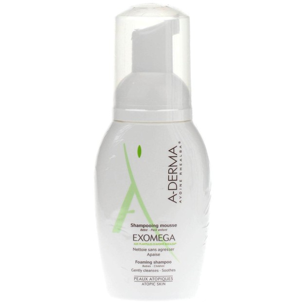 A-Derma Exomega Shampooing Mousse, Βρεφικό Σαμπουάν σε Μορφή Αφρού για Ατοπικό Δέρμα 125ml A-Derma Exomega Shampooing Mousse, Βρεφικό Σαμπουάν σε Μορφή Αφρού για Ατοπικό Δέρμα 125ml
