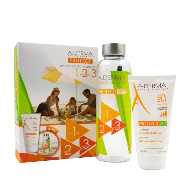 A-Derma Protect AD Creme Spf50+ 150ml & Δώρο Παιδικό Παγούρι A-Derma Protect AD Creme Spf50+ 150ml & Δώρο Παιδικό Παγούρι