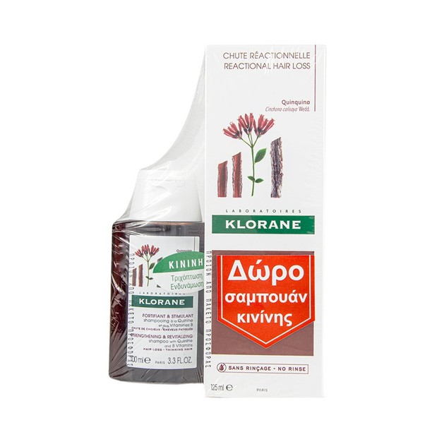 Klorane Promo Force Keratin Ορός κατά της Τριχόπτωσης 125ml & Δώρο Quinine Shampoo Σαμπουάν με Κινίνη & Βιτ. B 100ml Klorane Promo Force Keratin Ορός κατά της Τριχόπτωσης 125ml & Δώρο Quinine Shampoo Σαμπουάν με Κινίνη & Βιτ. B 100ml
