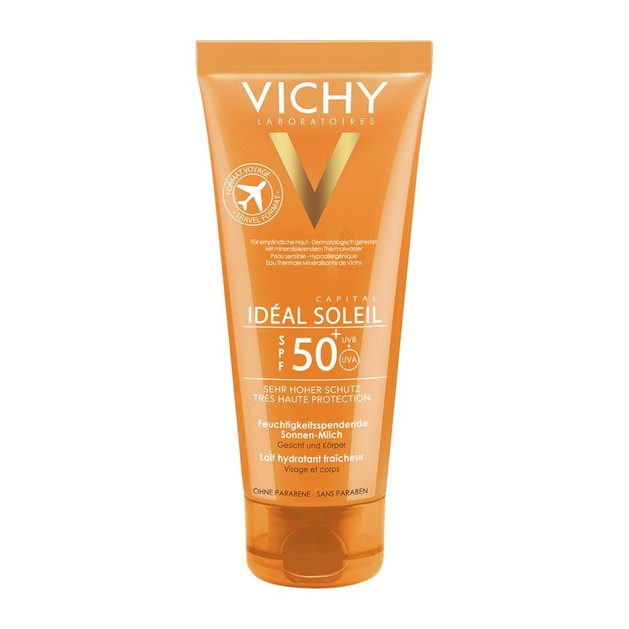 Vichy Ideal Soleil Lait Spf50+ Αντηλιακό Γαλάκτωμα Πολύ Υψηλής Προστασίας Προσώπου-Σώματος για Ευαίσθητες Επιδερμίδες 100ml Vichy Ideal Soleil Lait Spf50+ Αντηλιακό Γαλάκτωμα Πολύ Υψηλής Προστασίας Προσώπου-Σώματος για Ευαίσθητες Επιδερμίδες 100ml