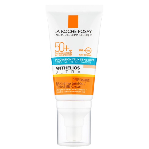 La Roche-Posay Anthelios Ultra Tinted BB Sensitive Cream Spf50+ Αντηλιακό Προσώπου με Χρώμα,Ενάντια στο Τσούξιμο των Ματιών 50ml La Roche-Posay Anthelios Ultra Tinted BB Sensitive Cream Spf50+ Αντηλιακό Προσώπου με Χρώμα,Ενάντια στο Τσούξιμο των Ματιών 50ml