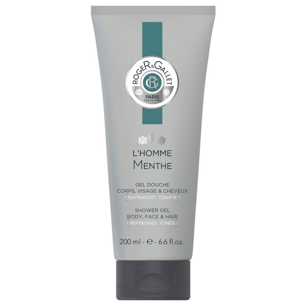 Roger & Gallet L\'Homme Menthe Body, Face & Hair Shower Gel 200ml Roger & Gallet L\'Homme Menthe Body, Face & Hair Shower Gel 200ml