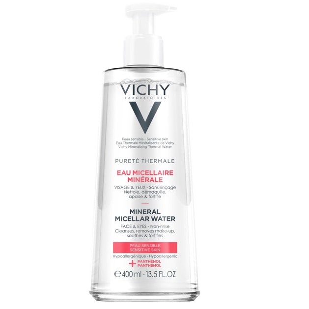 Vichy Purete Thermale Mineral Micellar Water Νερό Micellaire με Μεταλλικά Στοιχεία για Πρόσωπο & Μάτια 400ml Vichy Purete Thermale Mineral Micellar Water Νερό Micellaire με Μεταλλικά Στοιχεία για Πρόσωπο & Μάτια 400ml