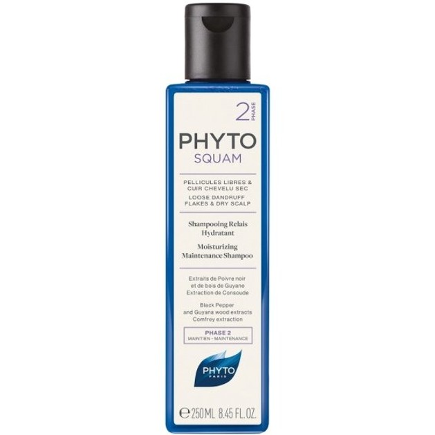 Phyto Squam Phase 2 Αντιπυτυριδικό Ενυδατικό Σαμπουάν με Εκχύλισμα Μαύρου Πιπεριού 250ml Phyto Squam Phase 2 Αντιπυτυριδικό Ενυδατικό Σαμπουάν με Εκχύλισμα Μαύρου Πιπεριού 250ml