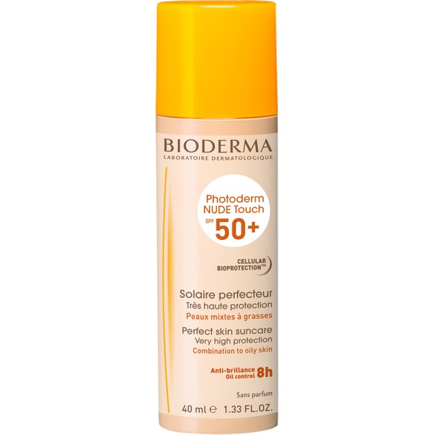 Bioderma Photoderm Nude Touch Natural Color Spf50+ Ανάλαφρη Υφή με Πολύ Υψηλή Αντηλιακή Προστασία για ματ Ομοιόμορφη Κάλυψη 40ml Bioderma Photoderm Nude Touch Natural Color Spf50+ Ανάλαφρη Υφή με Πολύ Υψηλή Αντηλιακή Προστασία για ματ Ομοιόμορφη Κάλυψη 40ml
