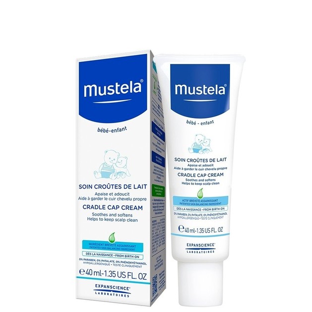 Mustela Cradle Cap Cream Καταπραϋντική Κρέμα για τη Νινίδα 40ml Mustela Cradle Cap Cream Καταπραϋντική Κρέμα για τη Νινίδα 40ml
