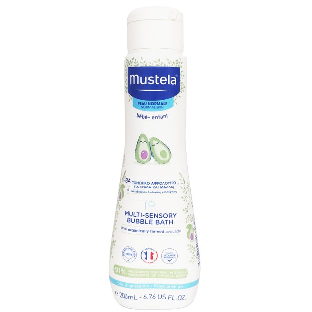 Mustela Multi-Sensory Bubble Bath Βρεφικό-Παιδικό Τονωτικό Αφρόλουτρο 200ml Mustela Multi-Sensory Bubble Bath Βρεφικό-Παιδικό Τονωτικό Αφρόλουτρο 200ml