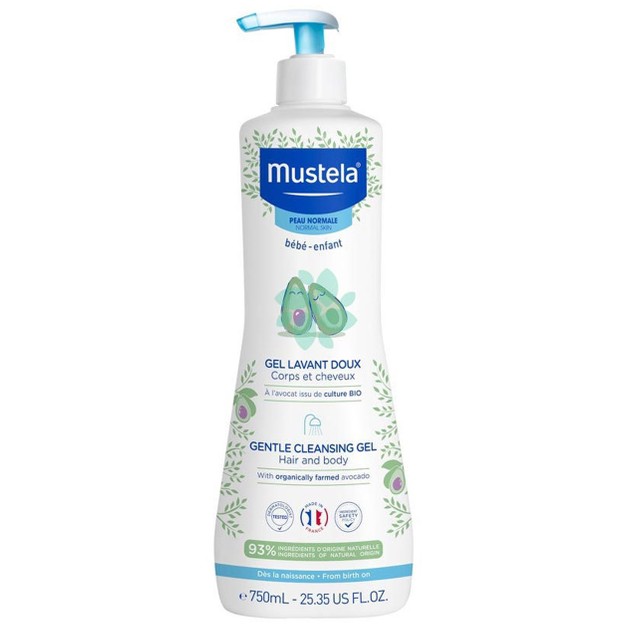 Mustela Gentle Cleansing Gel for Hair & Body 750ml Mustela Gentle Cleansing Gel for Hair & Body 750ml