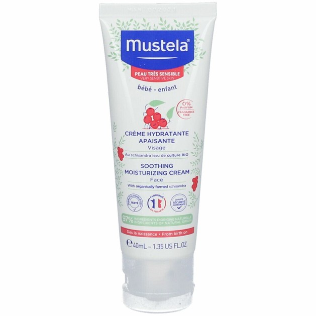 Mustela Soothing Moisturizing Face Cream Βρεφική Καταπραϋντική Ενυδατική Κρέμα Προσώπου για Πολύ Ευαίσθητες Επιδερμίδες 40ml Mustela Soothing Moisturizing Face Cream Βρεφική Καταπραϋντική Ενυδατική Κρέμα Προσώπου για Πολύ Ευαίσθητες Επιδερμίδες 40ml