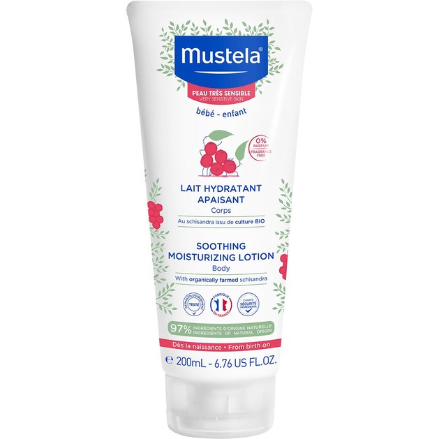 Mustela Soothing Moisturizing Body Lotion Βρεφική Καταπραϋντική Ενυδατική Lotion Σώματος για Πολύ Ευαίσθητες Επιδερμίδες 200ml Mustela Soothing Moisturizing Body Lotion Βρεφική Καταπραϋντική Ενυδατική Lotion Σώματος για Πολύ Ευαίσθητες Επιδερμίδες 200ml