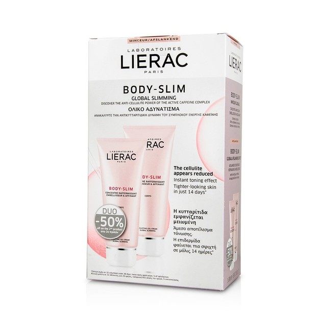 Lierac Πακέτο Προσφοράς Body-Slim Minceur Globale Ολικό Σύστημα Αδυνατίσματος , Ομορφιάς & Επανασμίλευσης της Σιλουέτας 2x200ml Lierac Πακέτο Προσφοράς Body-Slim Minceur Globale Ολικό Σύστημα Αδυνατίσματος , Ομορφιάς & Επανασμίλευσης της Σιλουέτας 2x200ml