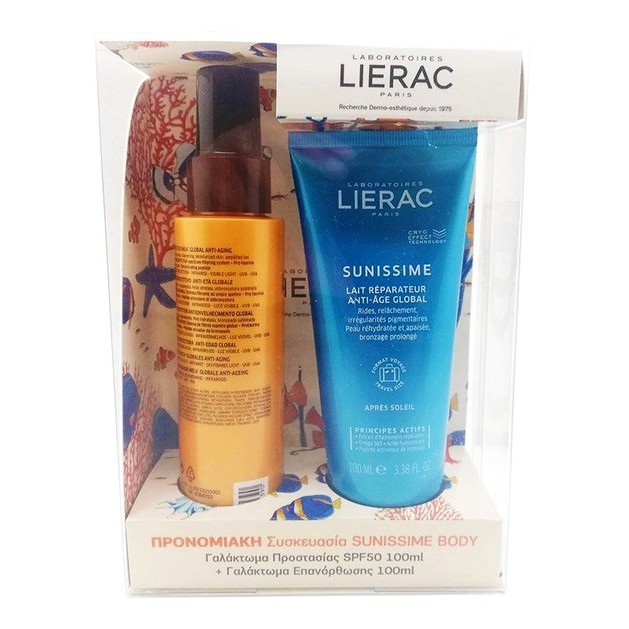 Lierac Promo Sunissime Lait Protecteur Energisant Anti-Age Global SPF50 100ml & Lait Réparateur Anti-âge Global 100ml Lierac Promo Sunissime Lait Protecteur Energisant Anti-Age Global SPF50 100ml & Lait Réparateur Anti-âge Global 100ml