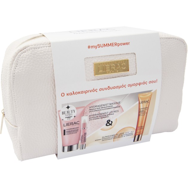 Lierac Πακέτο Προσφοράς Hydragenist Masque SOS 50ml & Hydragenist Levres Baume Gloss 3g & Sunissime Fluide Protecteur Spf30,40ml Lierac Πακέτο Προσφοράς Hydragenist Masque SOS 50ml & Hydragenist Levres Baume Gloss 3g & Sunissime Fluide Protecteur Spf30,40ml