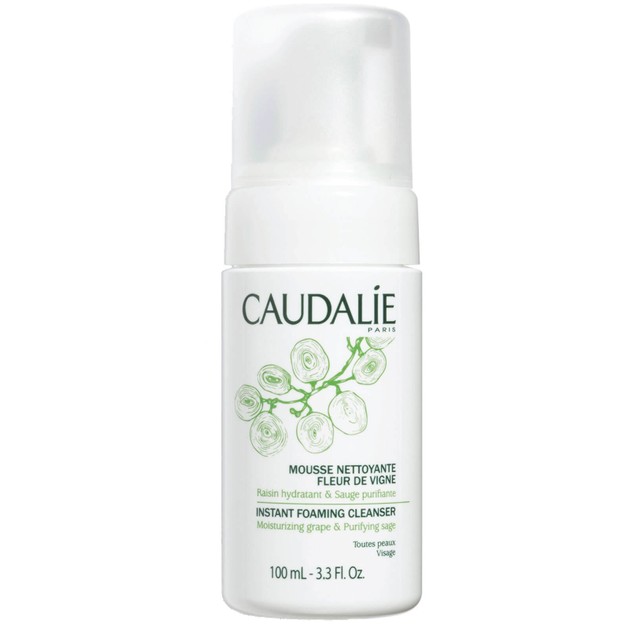Caudalie Instant Foaming Cleanser Απαλός Αφρός Καθαρισμού Προσώπου για Όλους τους Τύπους Επιδερμίδας 100ml Caudalie Instant Foaming Cleanser Απαλός Αφρός Καθαρισμού Προσώπου για Όλους τους Τύπους Επιδερμίδας 100ml
