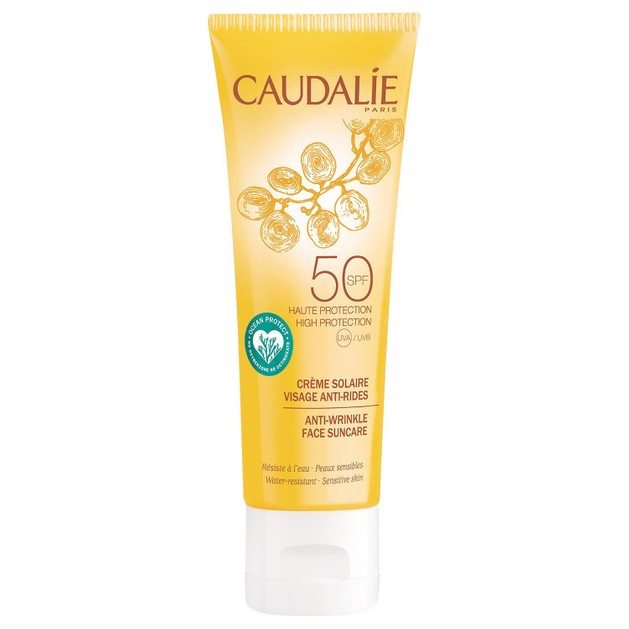 Caudalie Anti-Wrinkle Face Suncare Spf50 Αντηλιακή Αντιγηραντική Κρέμα Προσώπου Πολύ Υψηλής Προστασίας 25ml Caudalie Anti-Wrinkle Face Suncare Spf50 Αντηλιακή Αντιγηραντική Κρέμα Προσώπου Πολύ Υψηλής Προστασίας 25ml