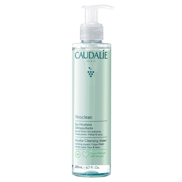 Caudalie Vinoclean Micellar Cleansing Water Καταπραϋντικό Νερό Καθαρισμού για Πρόσωπο & Μάτια 200ml Caudalie Vinoclean Micellar Cleansing Water Καταπραϋντικό Νερό Καθαρισμού για Πρόσωπο & Μάτια 200ml