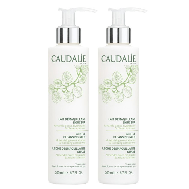 Caudalie Πακέτο Προσφοράς Gentle Cleansing Milk Απαλό Γαλάκτωμα Ντεμακιγιάζ Προσώπου & Ματιών με Αμύγδαλο & Μύρτιλο 2x200ml Caudalie Πακέτο Προσφοράς Gentle Cleansing Milk Απαλό Γαλάκτωμα Ντεμακιγιάζ Προσώπου & Ματιών με Αμύγδαλο & Μύρτιλο 2x200ml