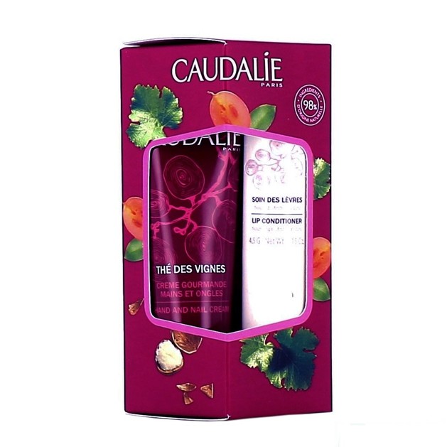 Caudalie Πακέτο Προσφοράς Duo Lip Conditioner 4.5g & The Des Vignes Hand and Nail Cream 30ml Caudalie Πακέτο Προσφοράς Duo Lip Conditioner 4.5g & The Des Vignes Hand and Nail Cream 30ml