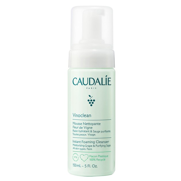 Caudalie Vinoclean Instant Foaming Cleanser Εξυγιαντικός Αφρός Καθαρισμού Προσώπου, Όλοι οι Τύποι Επιδερμίδας 150ml Caudalie Vinoclean Instant Foaming Cleanser Εξυγιαντικός Αφρός Καθαρισμού Προσώπου, Όλοι οι Τύποι Επιδερμίδας 150ml