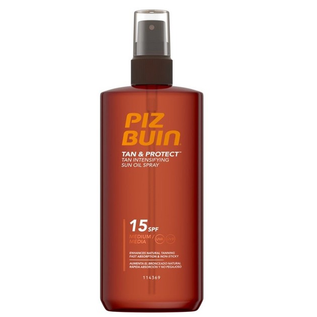 Piz Buin Tan & Protect Intensifying Sun Oil Spray Spf15, 150ml Piz Buin Tan & Protect Intensifying Sun Oil Spray Spf15, 150ml