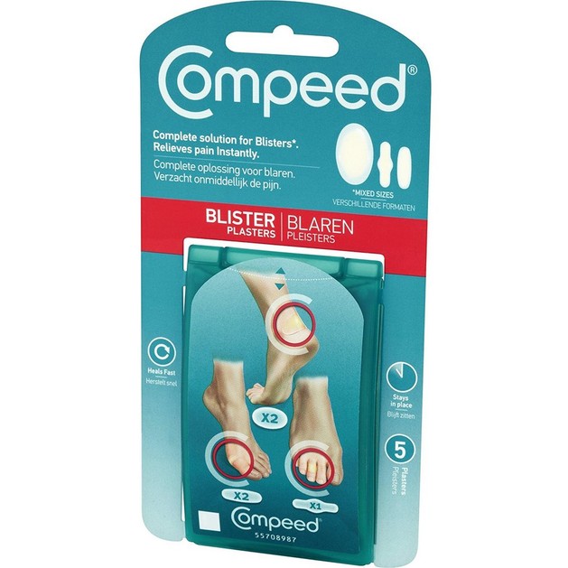 Compeed Blister Mix Επιθέματα για Φουσκάλες σε 3 Διαφορετικά Μεγέθη, 5 τεμάχια Compeed Blister Mix Επιθέματα για Φουσκάλες σε 3 Διαφορετικά Μεγέθη, 5 τεμάχια