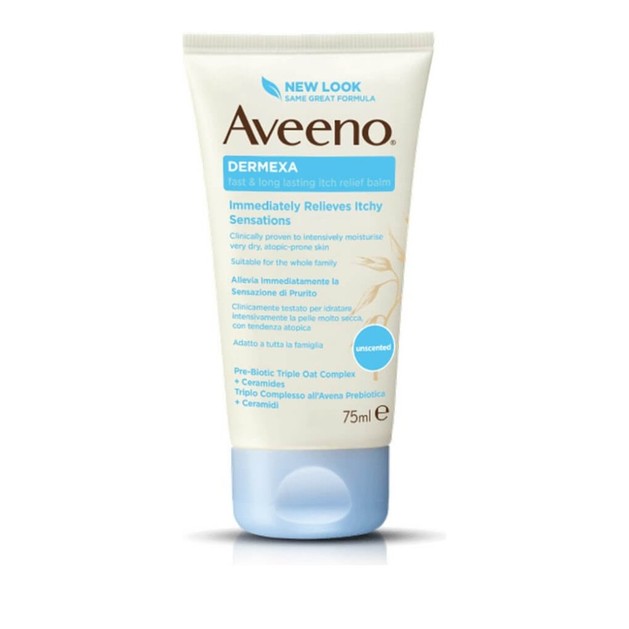 Aveeno Dermexa Fast & Long Lasting Itch Relief Balm Μειώνει την Αίσθηση Κνησμού για Μεγάλο Χρονικό Διάστημα 75ml Aveeno Dermexa Fast & Long Lasting Itch Relief Balm Μειώνει την Αίσθηση Κνησμού για Μεγάλο Χρονικό Διάστημα 75ml