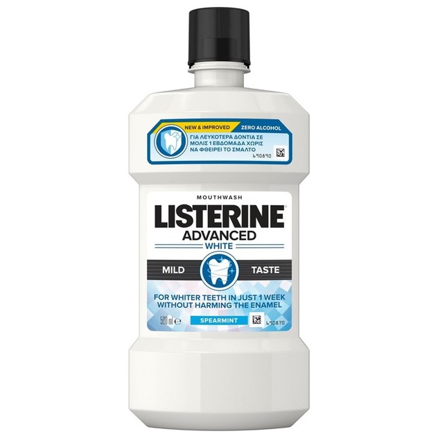 Listerine Advanced White Mild Taste 500ml Listerine Advanced White Mild Taste 500ml