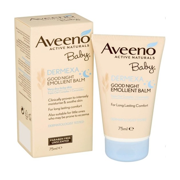 Aveeno Baby Dermexa Good Night Emollient Balm Απαλύνει το Ξηρό Δέρμα Κατά τη Διάρκεια της Νύχτας 75ml Aveeno Baby Dermexa Good Night Emollient Balm Απαλύνει το Ξηρό Δέρμα Κατά τη Διάρκεια της Νύχτας 75ml