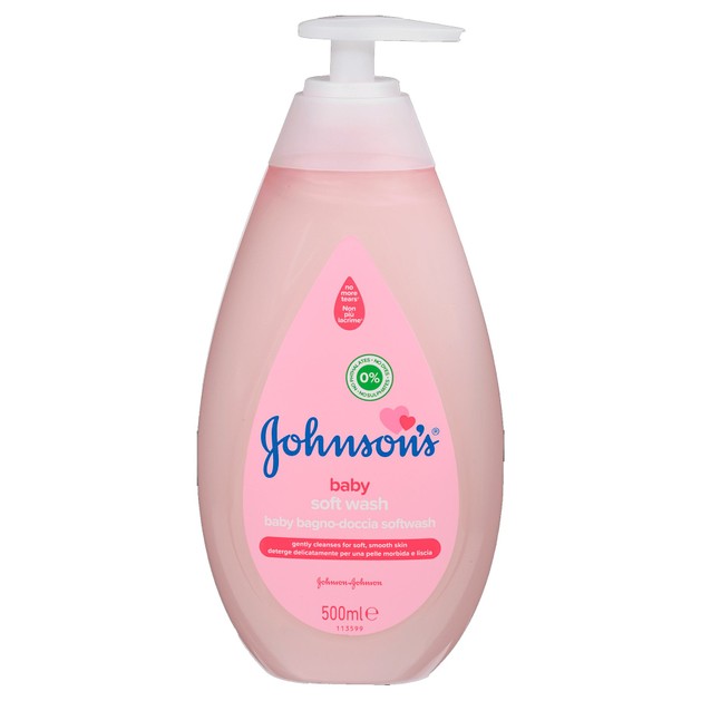 Johnson\'s Baby Soft Wash Αφρόλουτρο που Καθαρίζει Απαλά την Ευαίσθητη Επιδερμίδα του Μωρού και την Αφήνει Ενυδατωμένη 500ml Johnson\'s Baby Soft Wash Αφρόλουτρο που Καθαρίζει Απαλά την Ευαίσθητη Επιδερμίδα του Μωρού και την Αφήνει Ενυδατωμένη 500ml