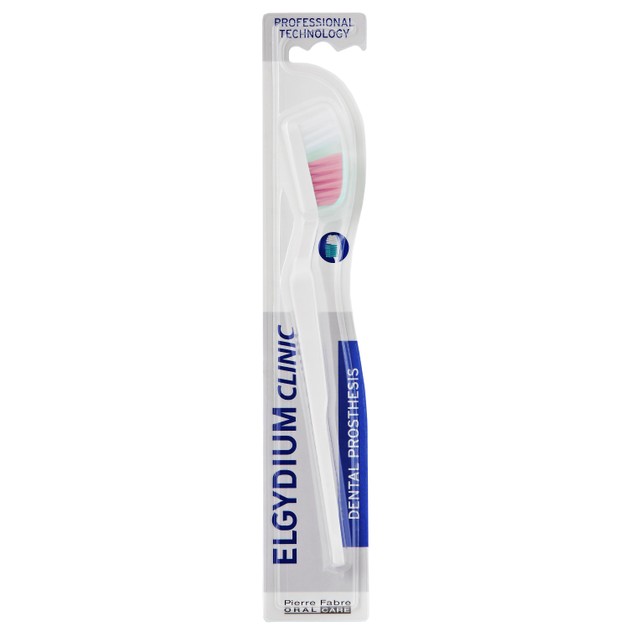 Elgydium Clinic Dental Prosthesis Toothbrush 1 Τεμάχιο Elgydium Clinic Dental Prosthesis Toothbrush 1 Τεμάχιο