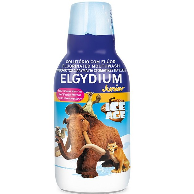 Elgydium Junior Mouthwash Ice Age 7/12 Ετών, Φθοριούχο Στοματικό Διάλυμα για Παιδιά με Γεύση Red Berries 500ml Elgydium Junior Mouthwash Ice Age 7/12 Ετών, Φθοριούχο Στοματικό Διάλυμα για Παιδιά με Γεύση Red Berries 500ml