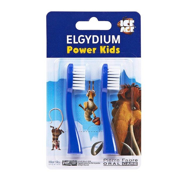 Elgydium Power Kids Ice Age Refill Ανταλλακτικές Κεφαλές για την Οδοντόβουρτσα Elgydium Power Kids σε Μπλε Χρώμα 2 Τεμάχια Elgydium Power Kids Ice Age Refill Ανταλλακτικές Κεφαλές για την Οδοντόβουρτσα Elgydium Power Kids σε Μπλε Χρώμα 2 Τεμάχια