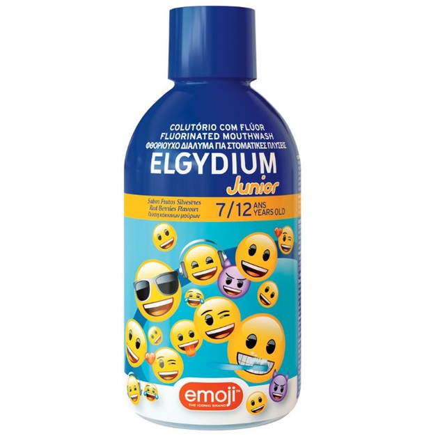 Elgydium Junior Emoji 7/12 Years 500ml Elgydium Junior Emoji 7/12 Years 500ml