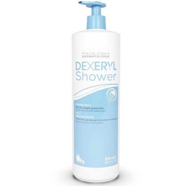 Dexeryl Shower Cream για τον Απαλό Καθαρισμό Όλων των Τύπων Πολύ Ξηρού και Ατοπικού Δέρματος 500ml Dexeryl Shower Cream για τον Απαλό Καθαρισμό Όλων των Τύπων Πολύ Ξηρού και Ατοπικού Δέρματος 500ml