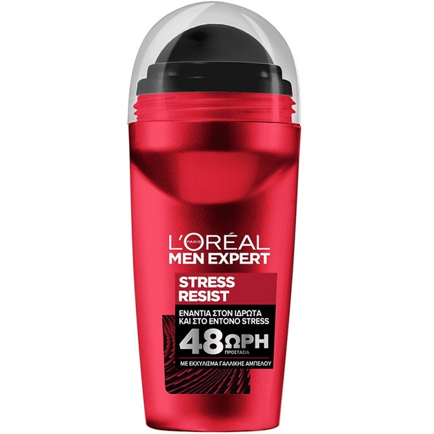 L\'oreal Paris Men Expert Stress Resist 48H Roll-on Deo 50ml L\'oreal Paris Men Expert Stress Resist 48H Roll-on Deo 50ml