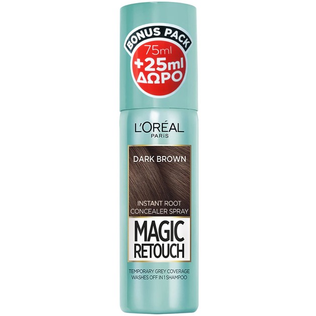 L\'oreal Paris Promo Magic Retouch 100ml - Dark Brown L\'oreal Paris Promo Magic Retouch 100ml - Dark Brown