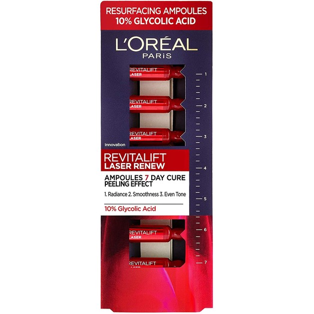 L\'oreal Paris Revitalift Laser Renew Αντιγηραντική Φροντίδα Λάμψης & Ανάπλασης 7 Ημερών 7x1ml L\'oreal Paris Revitalift Laser Renew Αντιγηραντική Φροντίδα Λάμψης & Ανάπλασης 7 Ημερών 7x1ml