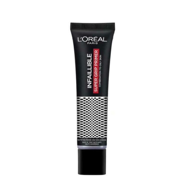L\'oreal Paris Infaillible Super Grip Primer for Oily Skin Βάση για Μακιγιάζ για Λιπαρές Επιδερμίδες 35ml L\'oreal Paris Infaillible Super Grip Primer for Oily Skin Βάση για Μακιγιάζ για Λιπαρές Επιδερμίδες 35ml