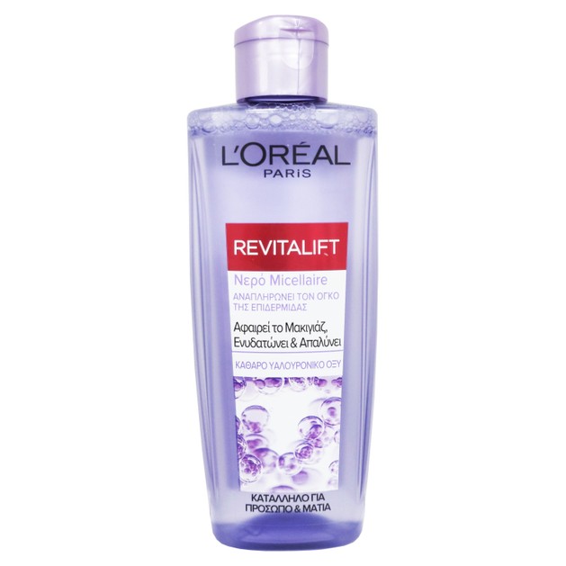 L\'oreal Paris Revitalift Filler Νερό Micellaire Προσώπου Ματιών με Υαλουρονικό Οξύ 200ml L\'oreal Paris Revitalift Filler Νερό Micellaire Προσώπου Ματιών με Υαλουρονικό Οξύ 200ml