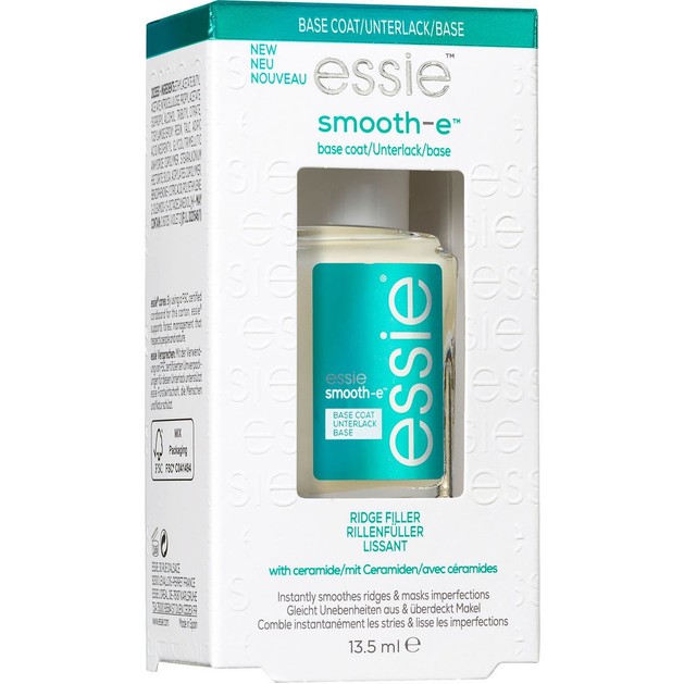 Essie Nail Care Smooth-e Base Coat Νέα Βάση Ενισχυμένη με Κεραμίδιο για Νύχια με Ανομοιόμορφη Επιφάνεια 13.5ml Essie Nail Care Smooth-e Base Coat Νέα Βάση Ενισχυμένη με Κεραμίδιο για Νύχια με Ανομοιόμορφη Επιφάνεια 13.5ml