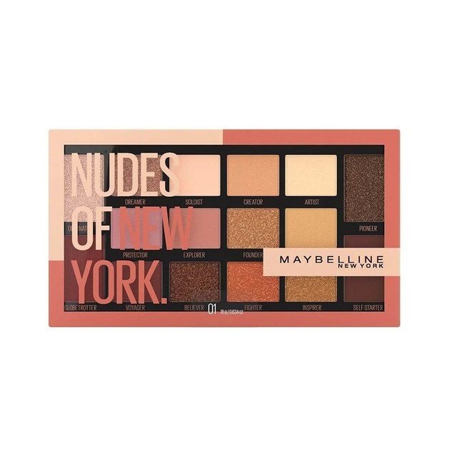 Maybelline Nudes of New York Eye Palette, Παλέτα με Σκιές Ματιών σε Nude Αποχρώσεις 18g Maybelline Nudes of New York Eye Palette, Παλέτα με Σκιές Ματιών σε Nude Αποχρώσεις 18g