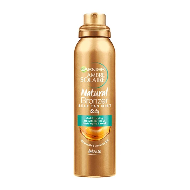 Garnier Ambre Solaire Natural Bronzer Self Tan Body Mist Αυτομαυριστικό Intense Spray για Χρυσαφένιο Μαύρισμα 150ml Garnier Ambre Solaire Natural Bronzer Self Tan Body Mist Αυτομαυριστικό Intense Spray για Χρυσαφένιο Μαύρισμα 150ml