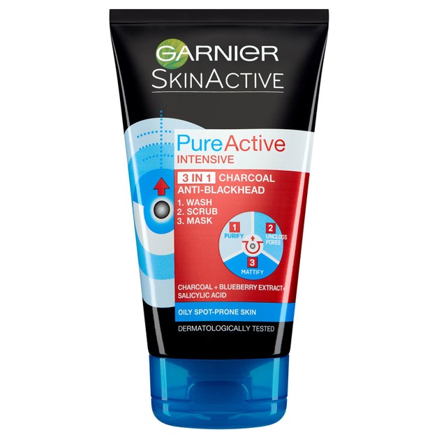 Garnier Pure Active Intensive Charcoal Mask 150ml Garnier Pure Active Intensive Charcoal Mask 150ml