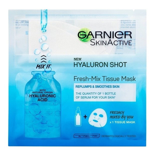 Garnier Hyaluron Shot Fresh-Mix Tissue Mask 33gr Garnier Hyaluron Shot Fresh-Mix Tissue Mask 33gr