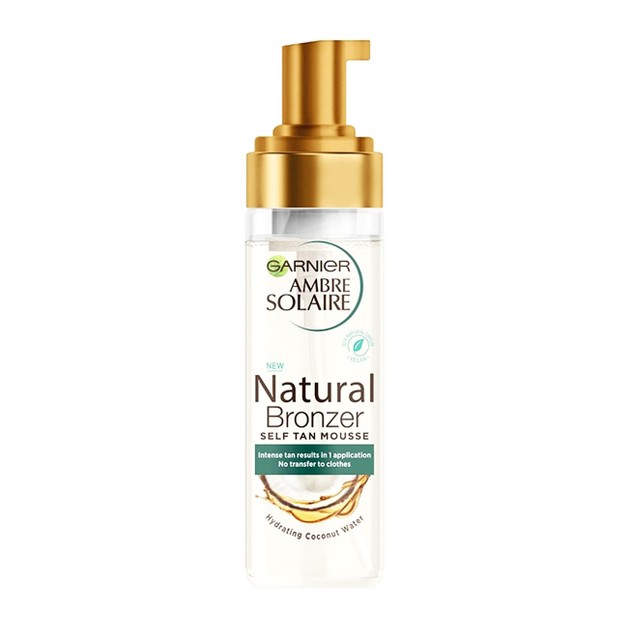 Garnier Ambre Solaire Natural Bronzer Self Tan Mousse Χρυσαφένιο Μαύρισμα που Διαρκεί Έως μια Εβδομάδα 200ml Garnier Ambre Solaire Natural Bronzer Self Tan Mousse Χρυσαφένιο Μαύρισμα που Διαρκεί Έως μια Εβδομάδα 200ml