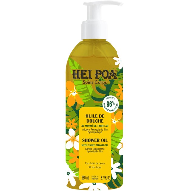 Hei Poa Soins Corps Monoi Shower Oil 200ml Hei Poa Soins Corps Monoi Shower Oil 200ml